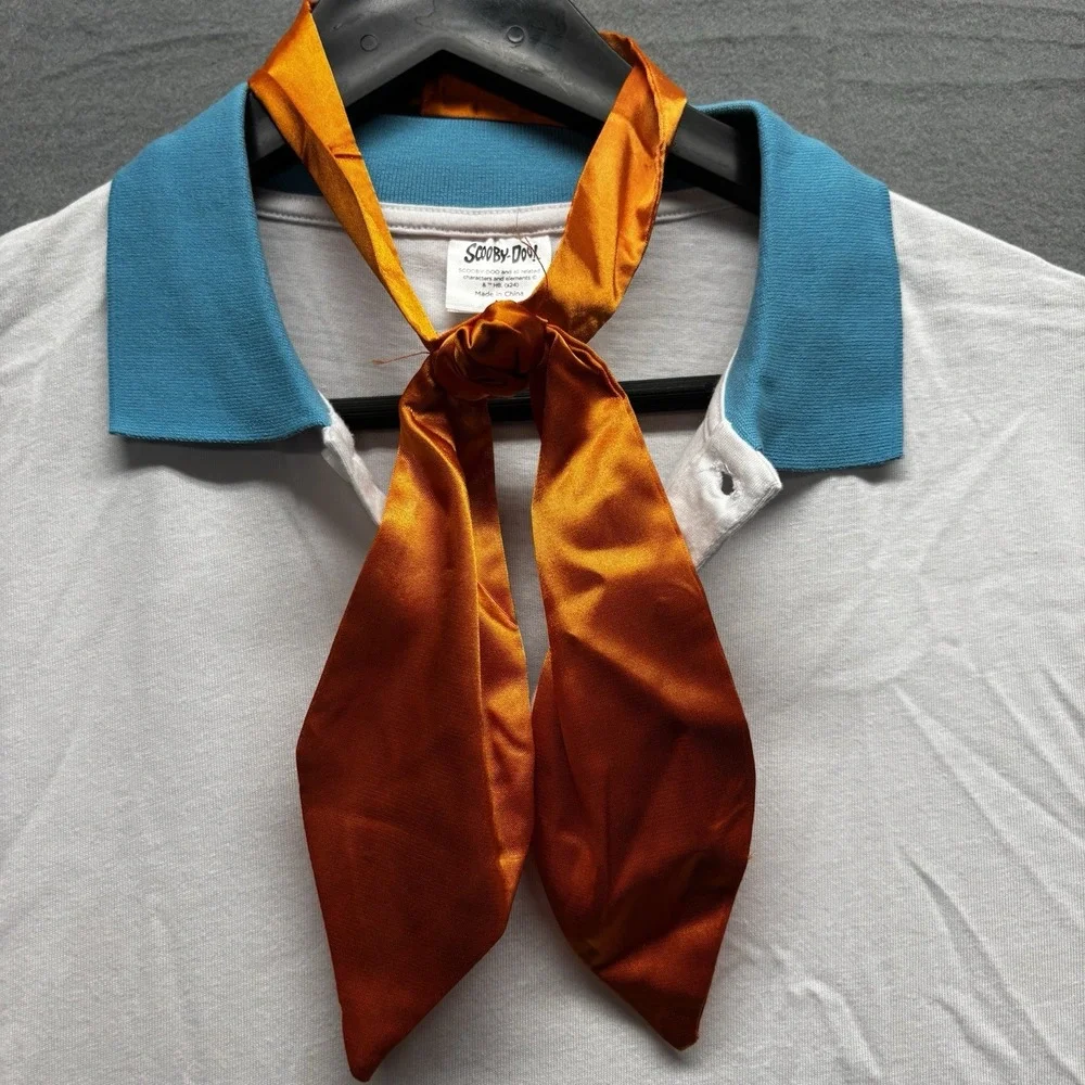 Halloween Costume Scooby Doo‎ Fred Adult Medium 3 Piece No Wig